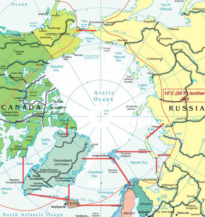 the map